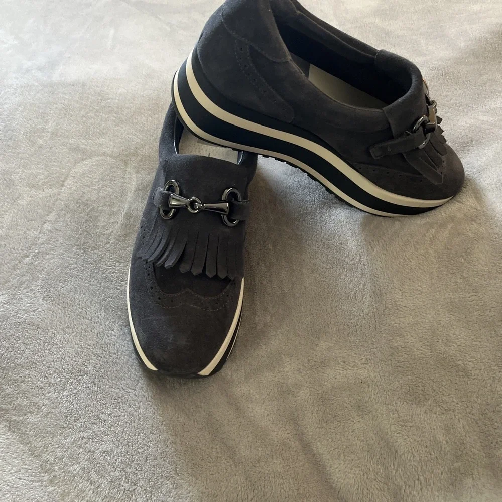 Dolce Vita Jhax Platform Shoes Women Sz 9.5 Black Suede Pre Owned